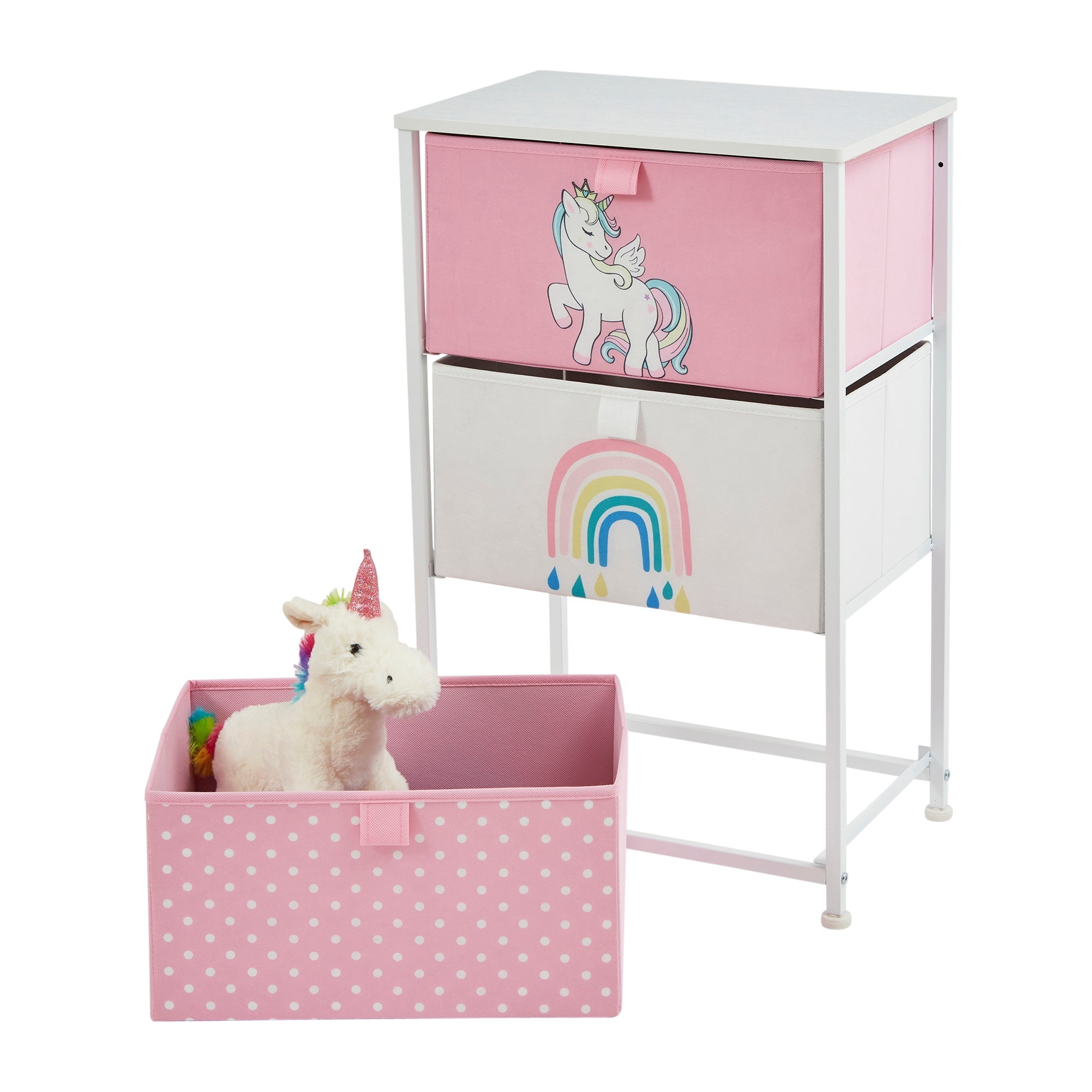 Montessori Unicorn Large Toy Storage with Drawers | 1m Wide x 55cm High | 2 years+