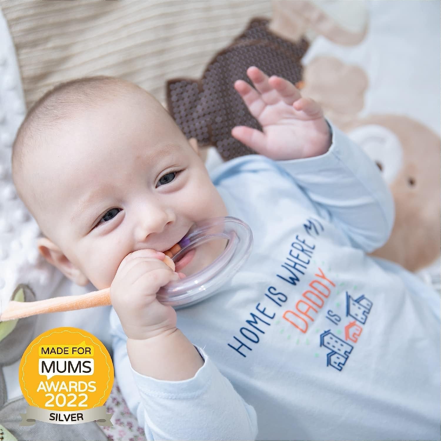 Sumptuously Super Soft & Padded Baby Play Gym with 6 Sensory Toys | Activity Playmat