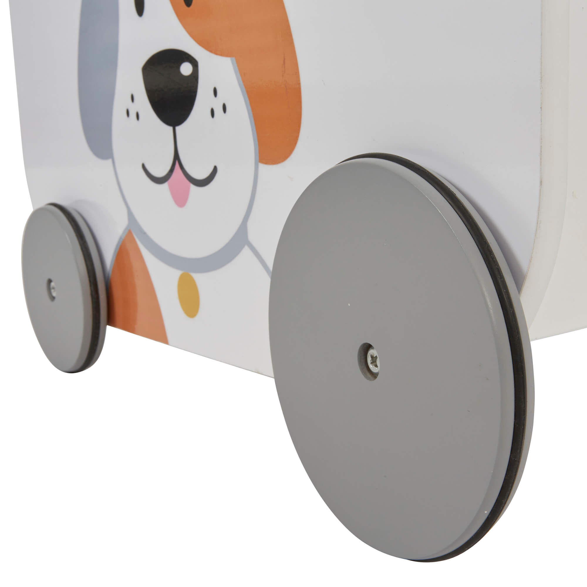 Montessori Toy Box | Toy Storage | Cat and Dog Push Along Trolley