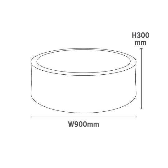 Montessori Ball Pit | Ball Pool | Thick Inner Floor Mat | 200 FREE balls | 90 x 90 x 30cm | Dinosaurs