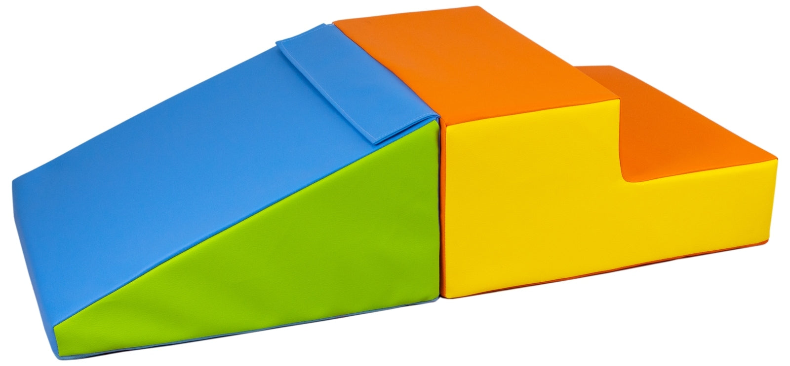 Small Soft Play Equipment | 2 Piece Montessori Climb & Slide Foam Play Set | Multiple Colour Options | 6m+