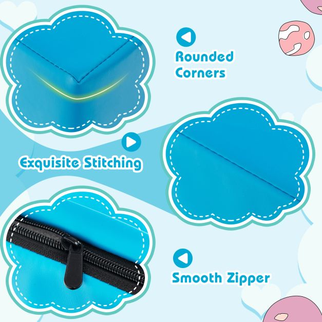 Soft Play Equipment | Montessori 6 Piece Foam Play Set | Soft Play Slide & Bridge | 1-3 years