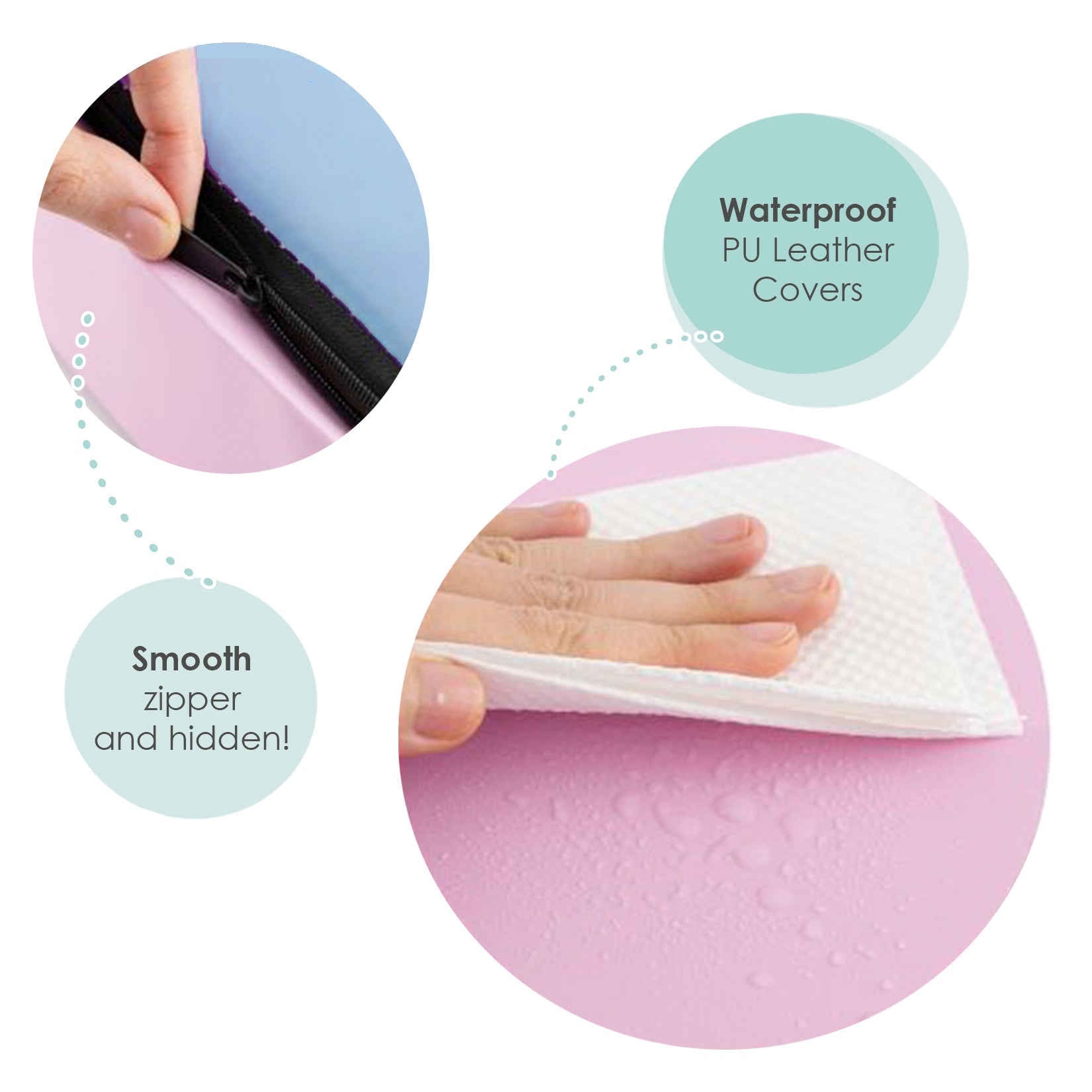 Montessori Pastel Soft Play Set | 5-Piece Step & Slide Climbing Blocks