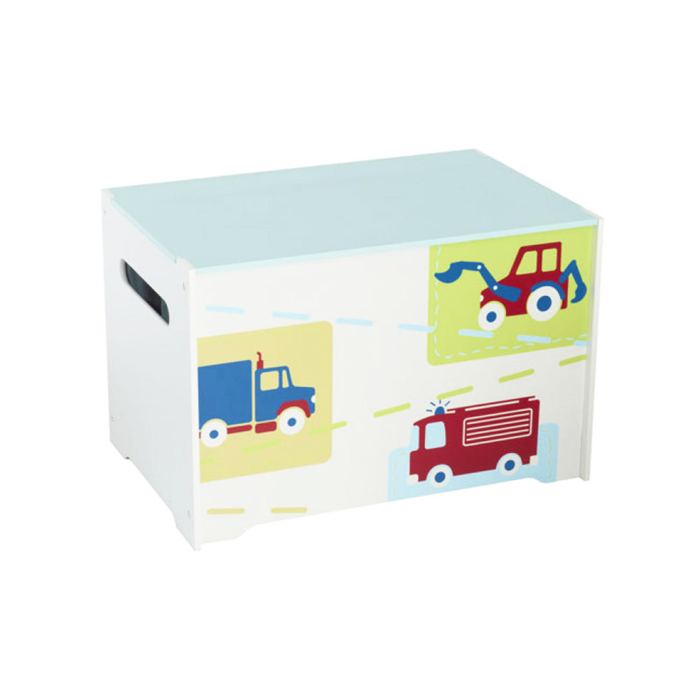 Trucks 'n' Tractors Toy Box | Wooden Toy Box | Toy Storage Box